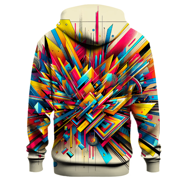 Bold 80s Graphics Hoodie