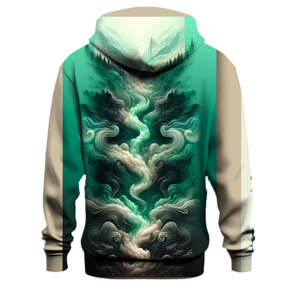 Emerald Cascade Hoodie