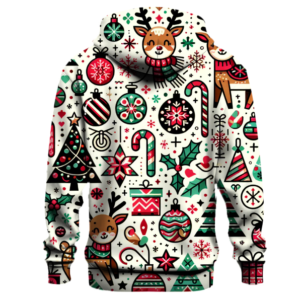 Ugly Christmas Sweater Delight Hoodie