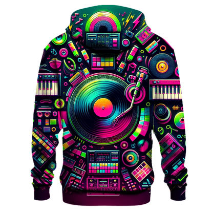 Funky 80s Music Mixer Hoodie