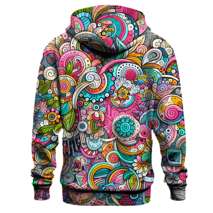 Funky Doodle Art Hoodie