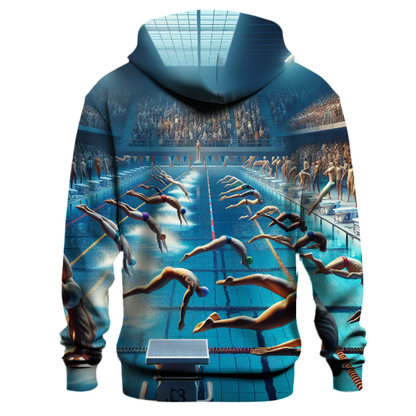 Swimming Dolphin Dive Hoodie