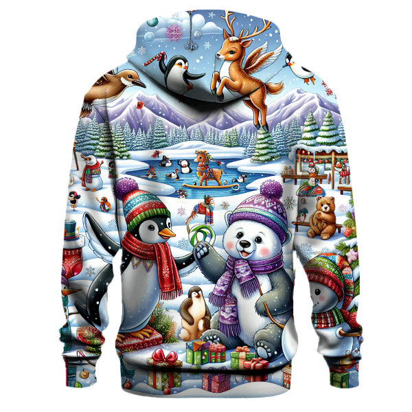 Joyous Holiday Pals Hoodie