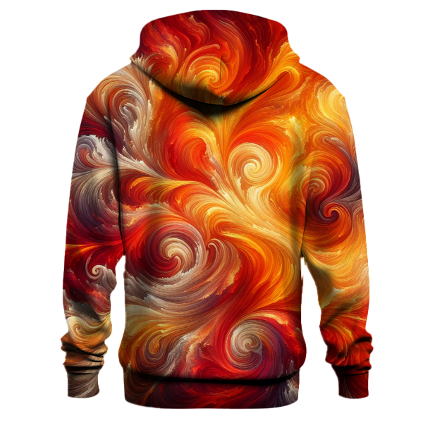 Fiery Phoenix Tie-Dye Hoodie