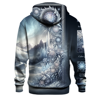 Glistening Ice Crystal Hoodie