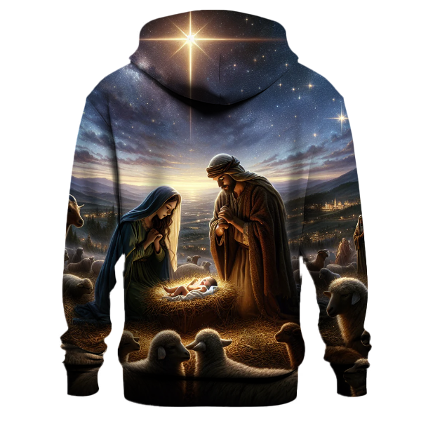 Starry Nativity Night Hoodie