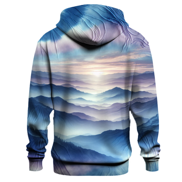 Dusk Cascade Tie-Dye Hoodie