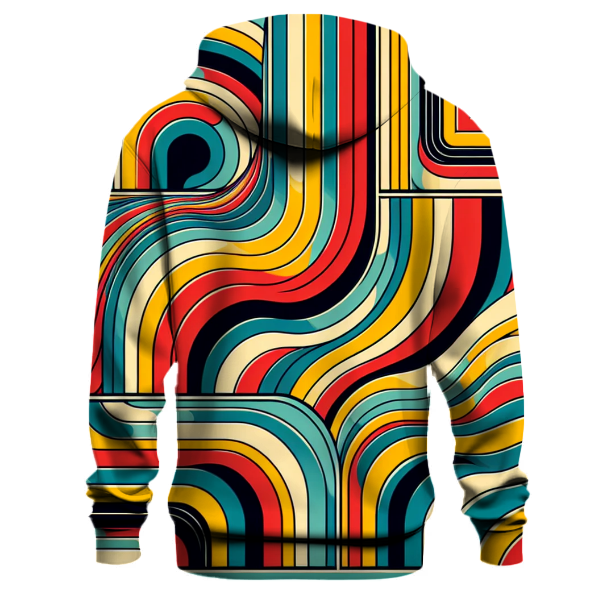 Sassy Retro Stripes Hoodie