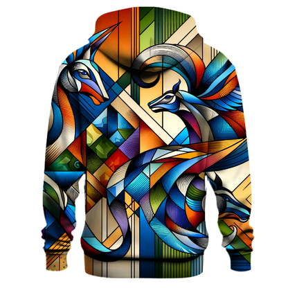 Geometric Safari Hoodie