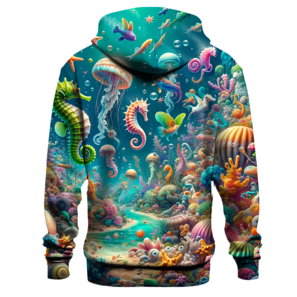 Whimsical Sea Life Hoodie