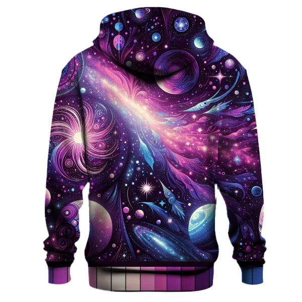 Cosmic Neon Journey Hoodie