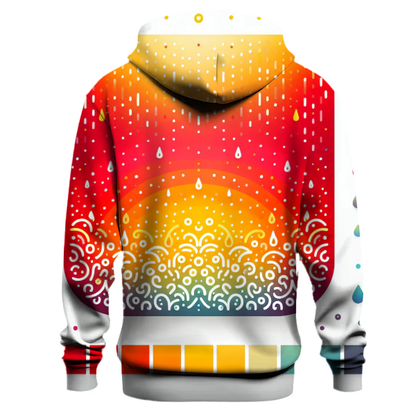 Radiant Rainbow Splash Hoodie