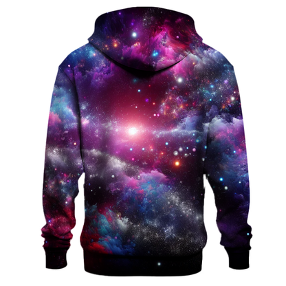 Cosmic Neon Space Hoodie