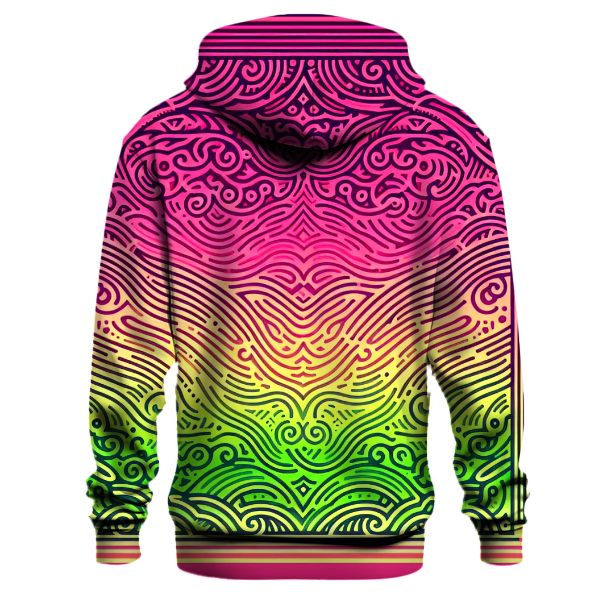 Vibrant Festival Burst Hoodie