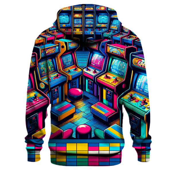 Classic 80s Arcade Fun Hoodie