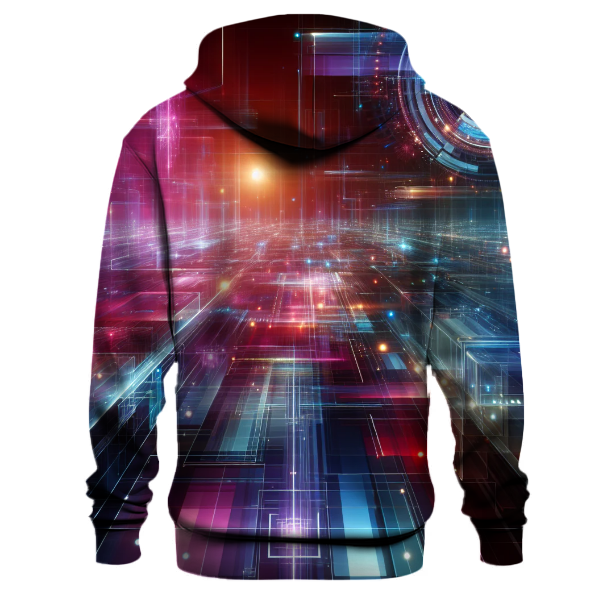 Futuristic Holographic Visions Hoodie