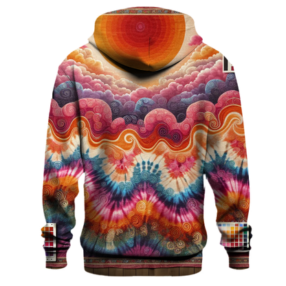 Groovy Tie-Dye Sunset Hoodie