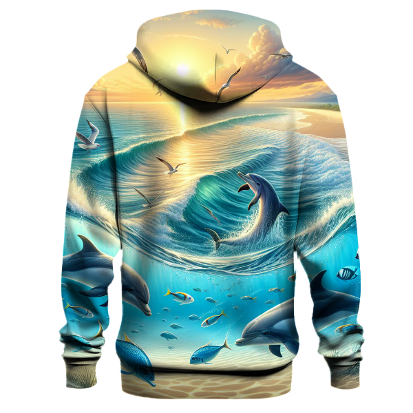 Oceanic Serenity Garment Hoodie