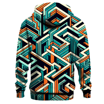 Geometric Maze Craze Hoodie