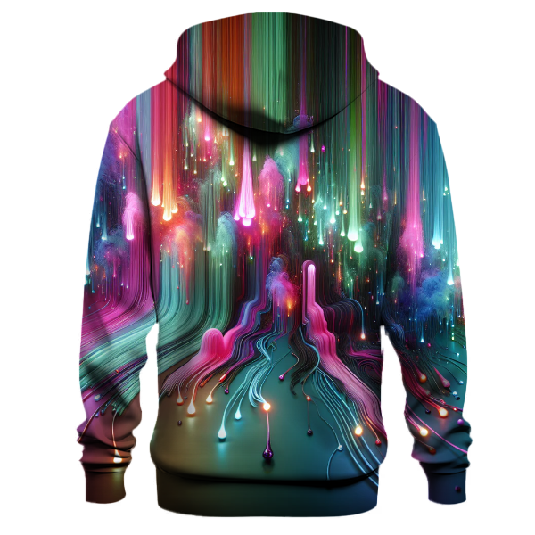 Neon Light Drip Hoodie