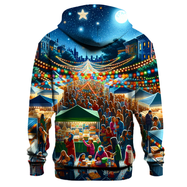 Colorful Holiday Block Party Hoodie