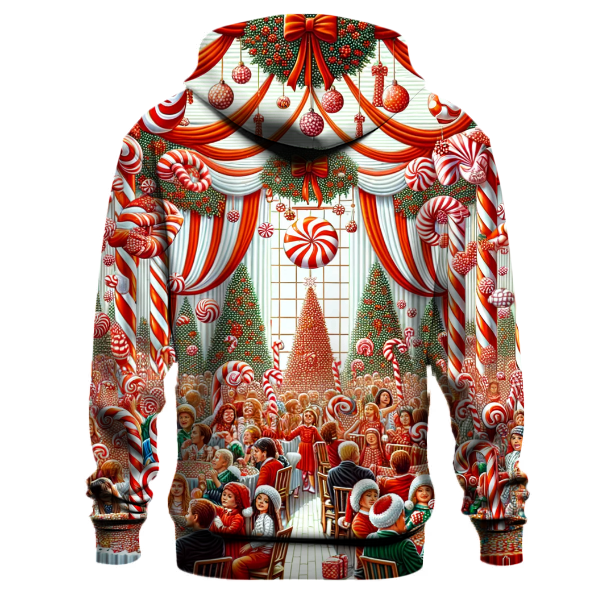 Charming Candy Cane Christmas Hoodie