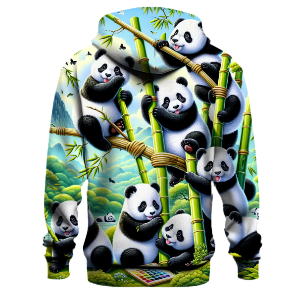 Playful Panda Paradise Hoodie