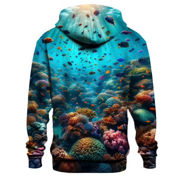 Luminous Underwater Scene Hoodie