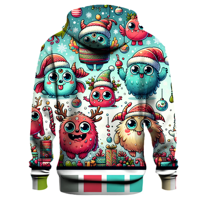 Cute Christmas Monsters Hoodie