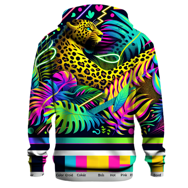 Nostalgic Neon Jungle Hoodie