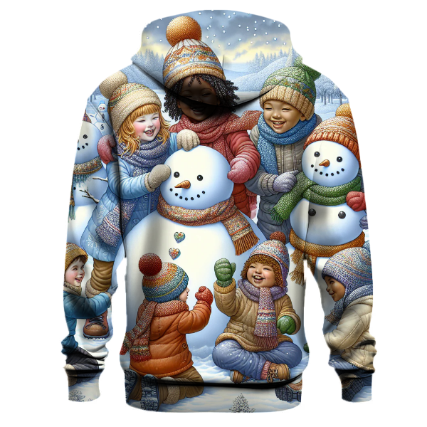 Snowman Building Team Hoodie