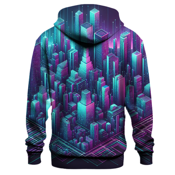 Digital Cityscape Hoodie