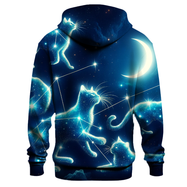 Celestial Cat Constellations Hoodie