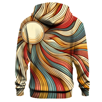 Sunburst Bohemian Waves Hoodie