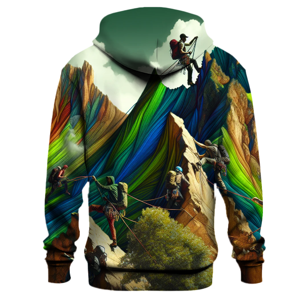 Adventure Climbing Peaks Graphic Hoodie