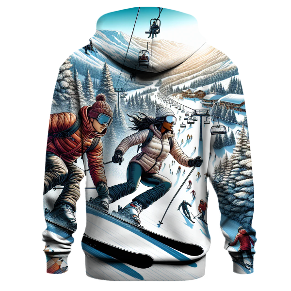 Skiing - Alpine Escape Hoodie