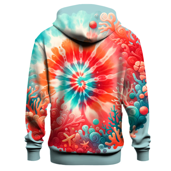 Fiery Coral Reef Hoodie