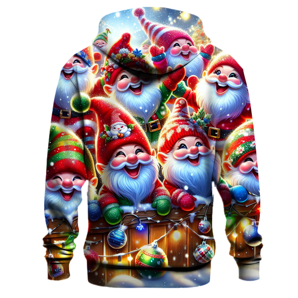 Gleeful Christmas Gnome Adventure Hoodie