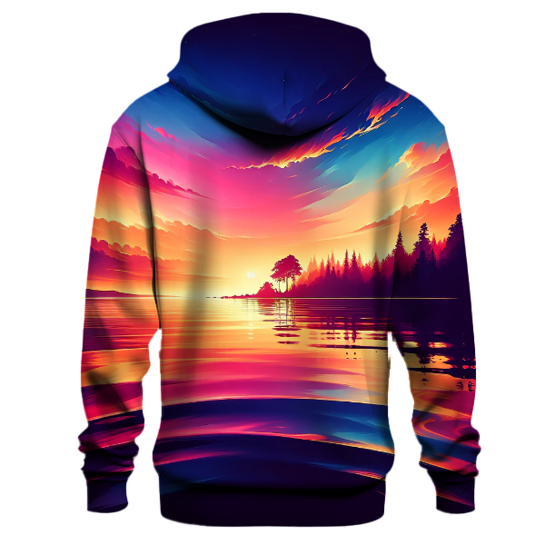 Vivid Sunset Serenity Hoodie