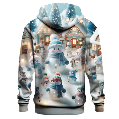 Charming Snowman Village Hoodie