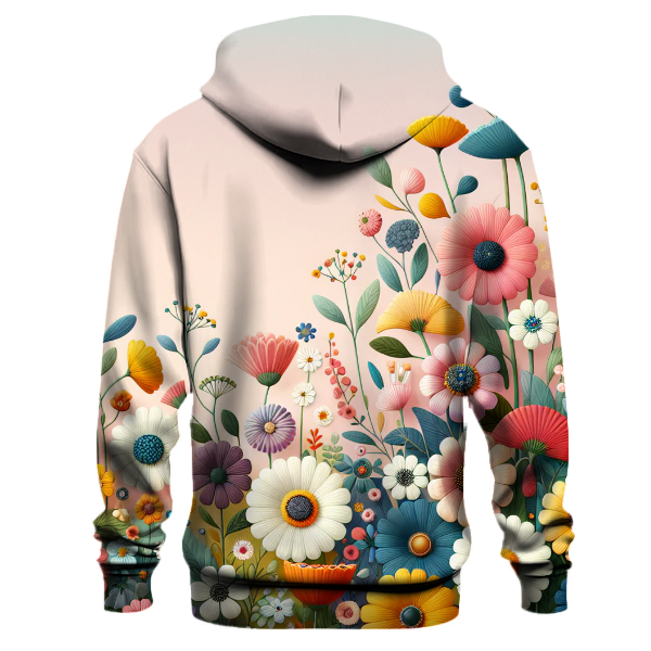 Dreamy Floral Whimsy Hoodie