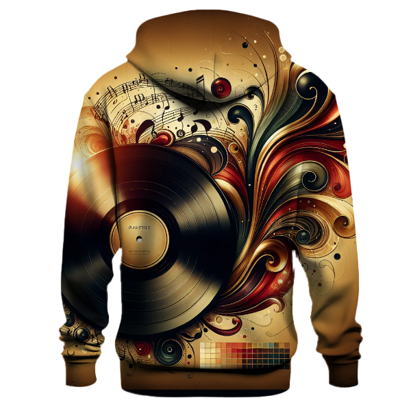 Vinyl Record Echoes Hoodie