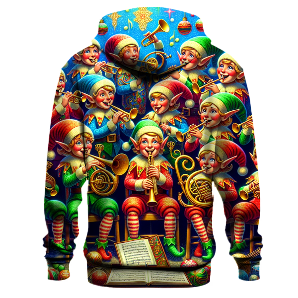 Christmas Cheer Elf Band Hoodie