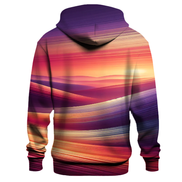 Groovy Sunset Lines Hoodie