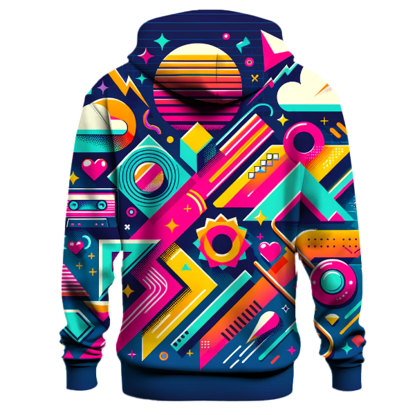 Retro Neon Dreams Hoodie