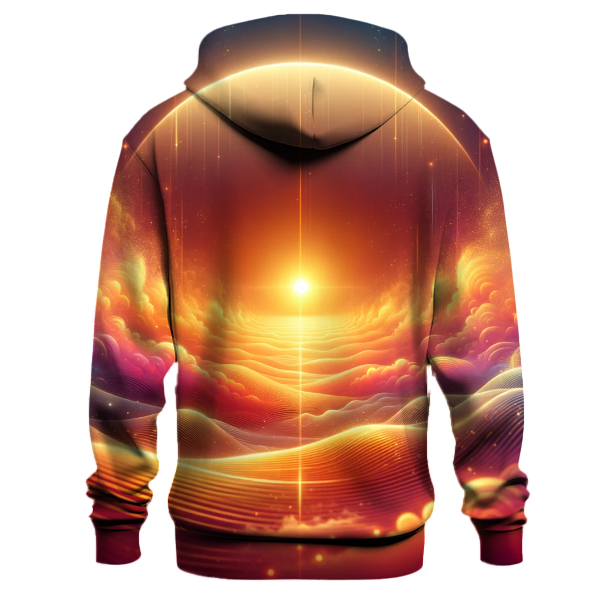 Glimmering Sunset Gradient Hoodie