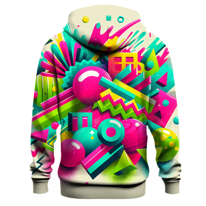 Funky Neon Splash Hoodie