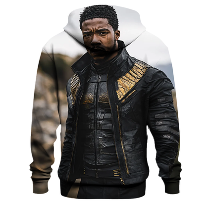 Michael B Jordan The Intense Charisma of Killmonger Hoodie