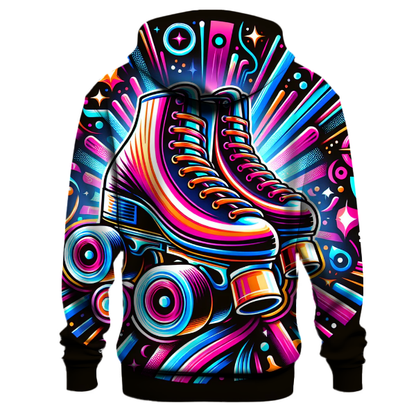 Retro Roller Skating Vibes Hoodie