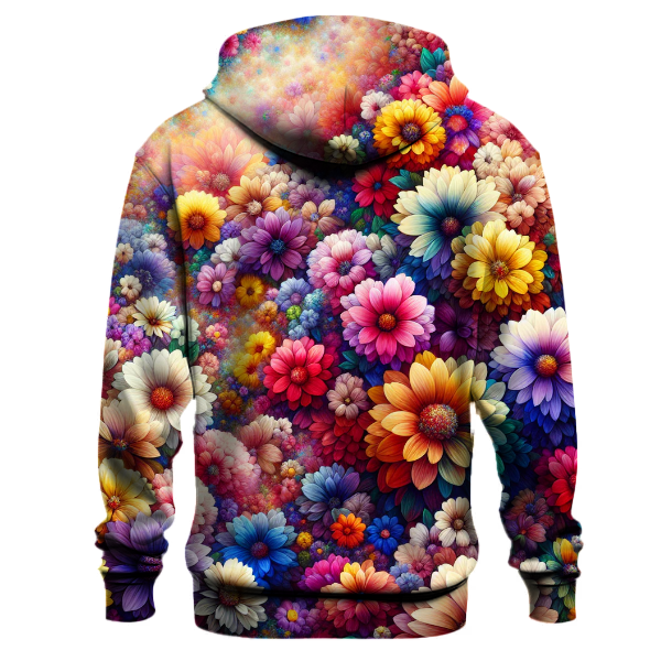 Radiant Floral Kaleidoscope Hoodie